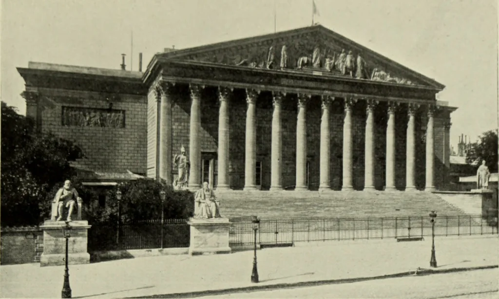 An illustration from The architecture of the Renaissance in France; a history of the evolution of the arts of building, decoration and garden design under classical influence from 1495 to 1830, 1911, leaf 240