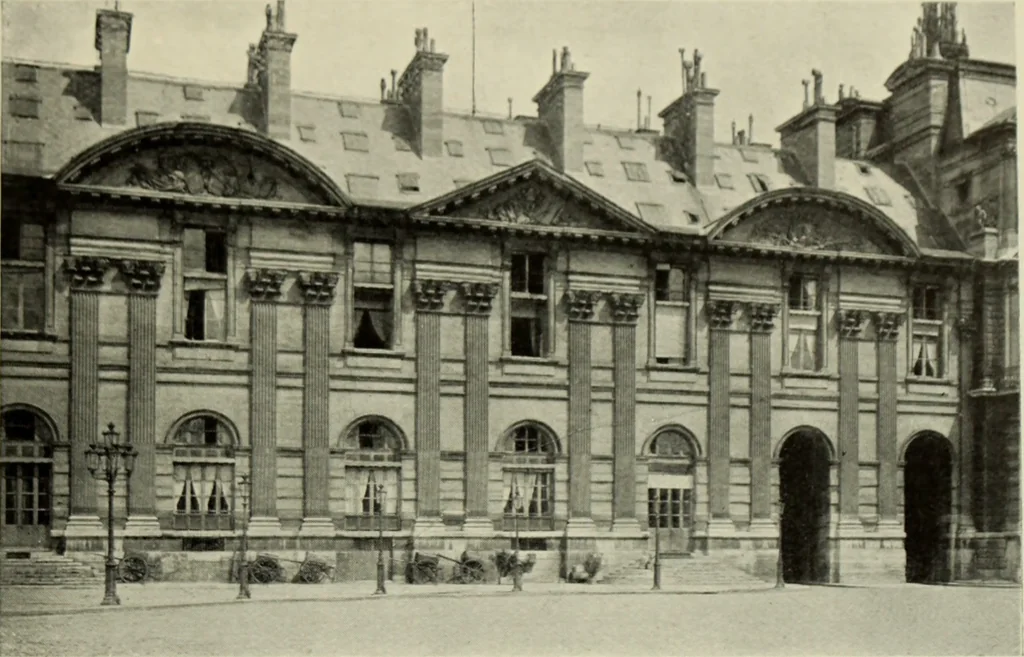 An illustration from The architecture of the Renaissance in France; a history of the evolution of the arts of building, decoration and garden design under classical influence from 1495 to 1830, 1911, leaf 242