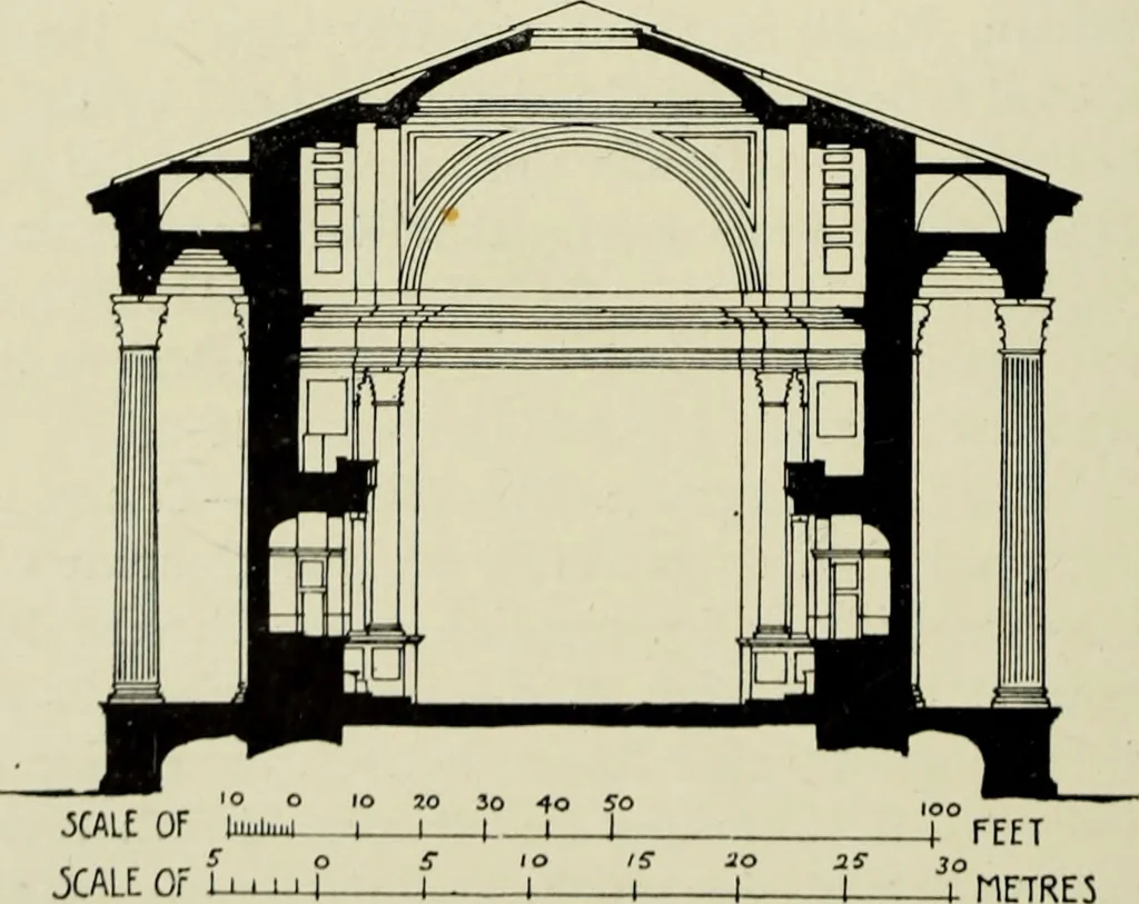 An illustration from The architecture of the Renaissance in France; a history of the evolution of the arts of building, decoration and garden design under classical influence from 1495 to 1830, 1911, leaf 247