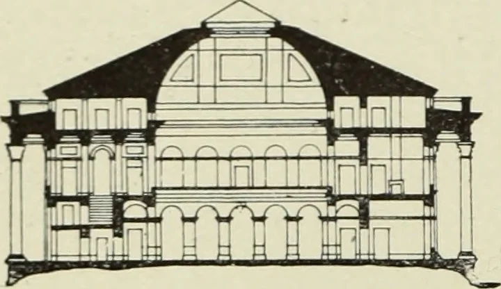 An illustration from The architecture of the Renaissance in France; a history of the evolution of the arts of building, decoration and garden design under classical influence from 1495 to 1830, 1911, leaf 249