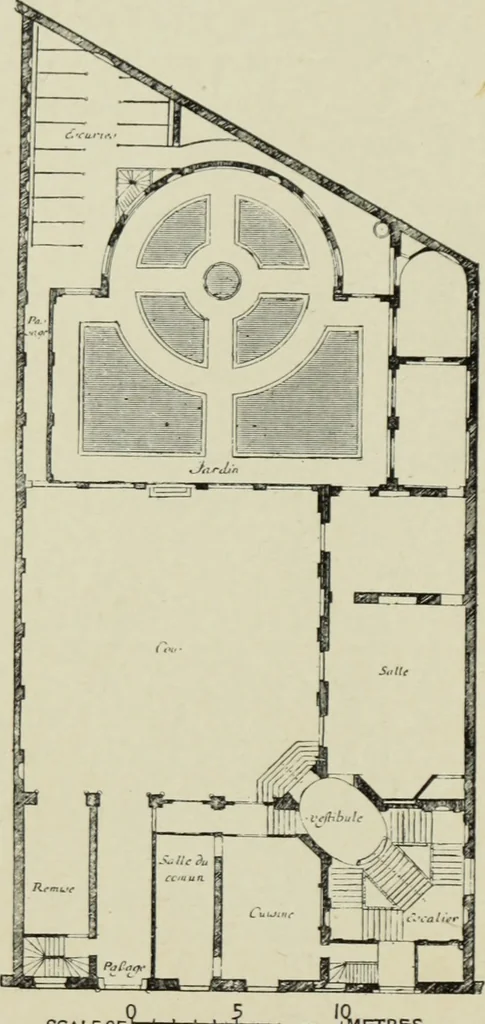 An illustration from The architecture of the Renaissance in France; a history of the evolution of the arts of building, decoration and garden design under classical influence from 1495 to 1830, 1911, leaf 28
