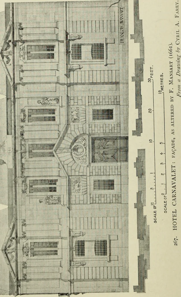 An illustration from The architecture of the Renaissance in France; a history of the evolution of the arts of building, decoration and garden design under classical influence from 1495 to 1830, 1911, leaf 31