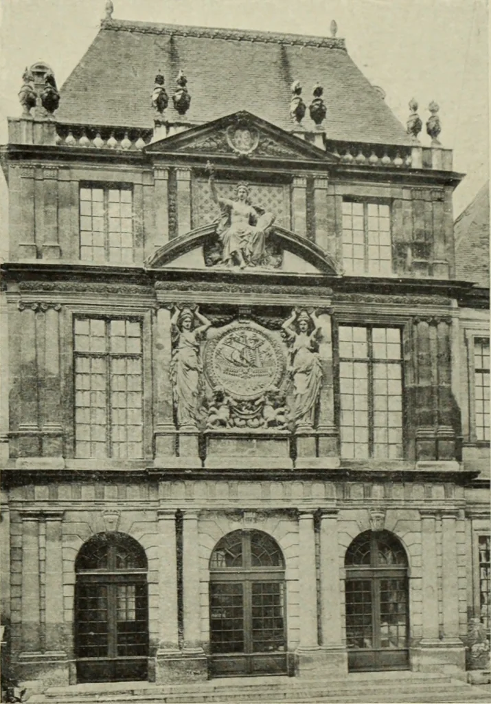 An illustration from The architecture of the Renaissance in France; a history of the evolution of the arts of building, decoration and garden design under classical influence from 1495 to 1830, 1911, leaf 34