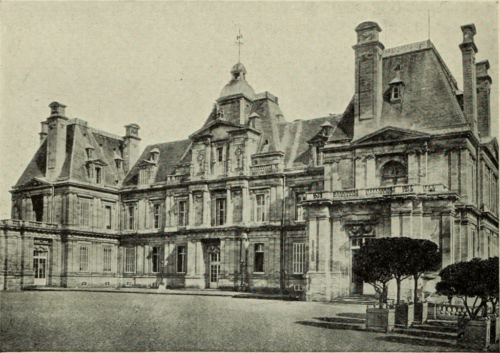 An illustration from The architecture of the Renaissance in France; a history of the evolution of the arts of building, decoration and garden design under classical influence from 1495 to 1830, 1911, leaf 35