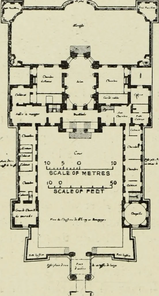 An illustration from The architecture of the Renaissance in France; a history of the evolution of the arts of building, decoration and garden design under classical influence from 1495 to 1830, 1911, leaf 39