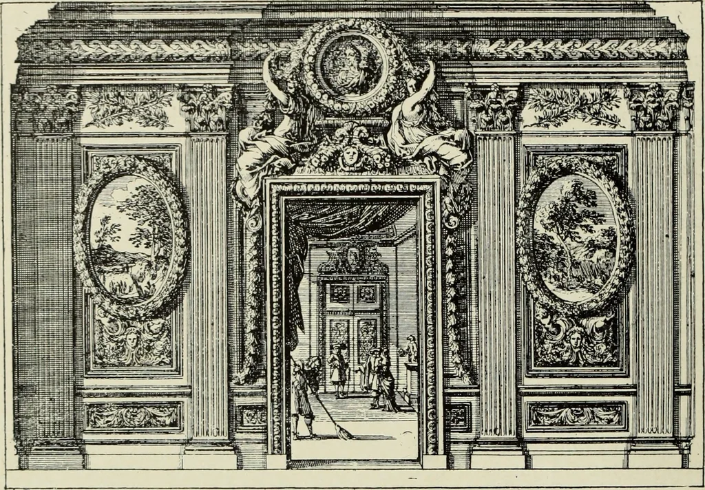 An illustration from The architecture of the Renaissance in France; a history of the evolution of the arts of building, decoration and garden design under classical influence from 1495 to 1830, 1911, leaf 41