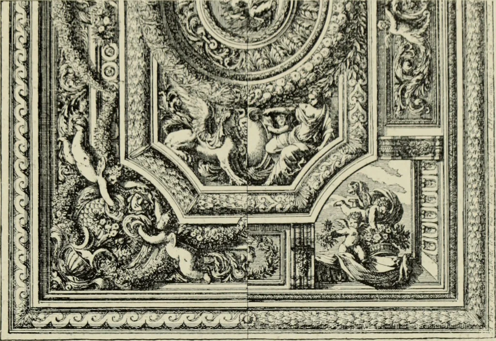 An illustration from The architecture of the Renaissance in France; a history of the evolution of the arts of building, decoration and garden design under classical influence from 1495 to 1830, 1911, leaf 46