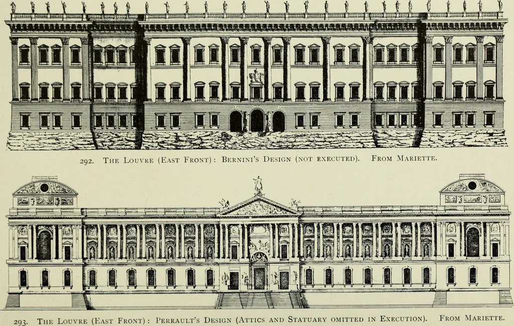 An illustration from The architecture of the Renaissance in France; a history of the evolution of the arts of building, decoration and garden design under classical influence from 1495 to 1830, 1911, leaf 55