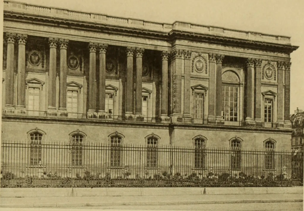An illustration from The architecture of the Renaissance in France; a history of the evolution of the arts of building, decoration and garden design under classical influence from 1495 to 1830, 1911, leaf 58