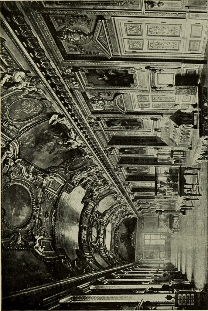 An illustration from The architecture of the Renaissance in France; a history of the evolution of the arts of building, decoration and garden design under classical influence from 1495 to 1830, 1911, leaf 60