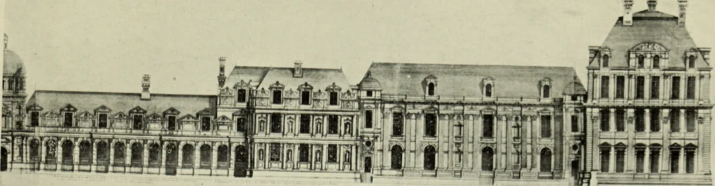 An illustration from The architecture of the Renaissance in France; a history of the evolution of the arts of building, decoration and garden design under classical influence from 1495 to 1830, 1911, leaf 62