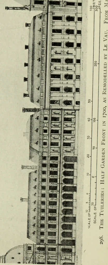 An illustration from The architecture of the Renaissance in France; a history of the evolution of the arts of building, decoration and garden design under classical influence from 1495 to 1830, 1911, leaf 62