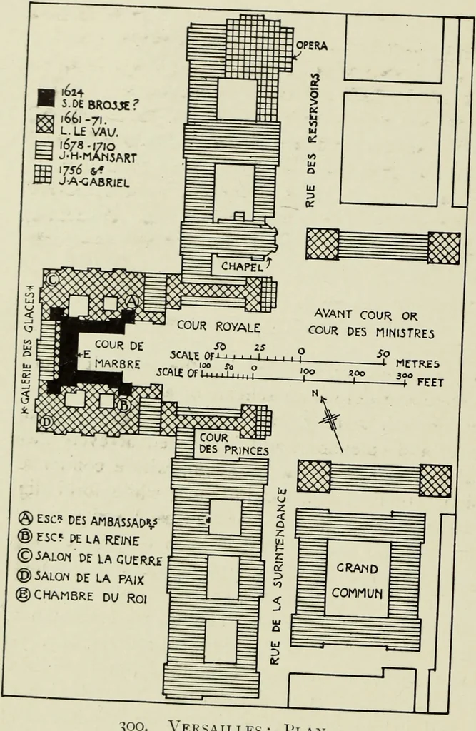 An illustration from The architecture of the Renaissance in France; a history of the evolution of the arts of building, decoration and garden design under classical influence from 1495 to 1830, 1911, leaf 65