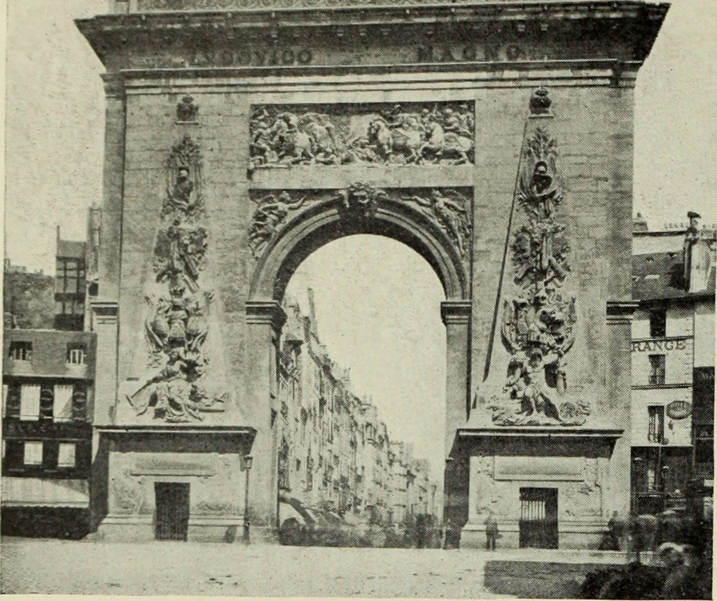 An illustration from The architecture of the Renaissance in France; a history of the evolution of the arts of building, decoration and garden design under classical influence from 1495 to 1830, 1911, leaf 77