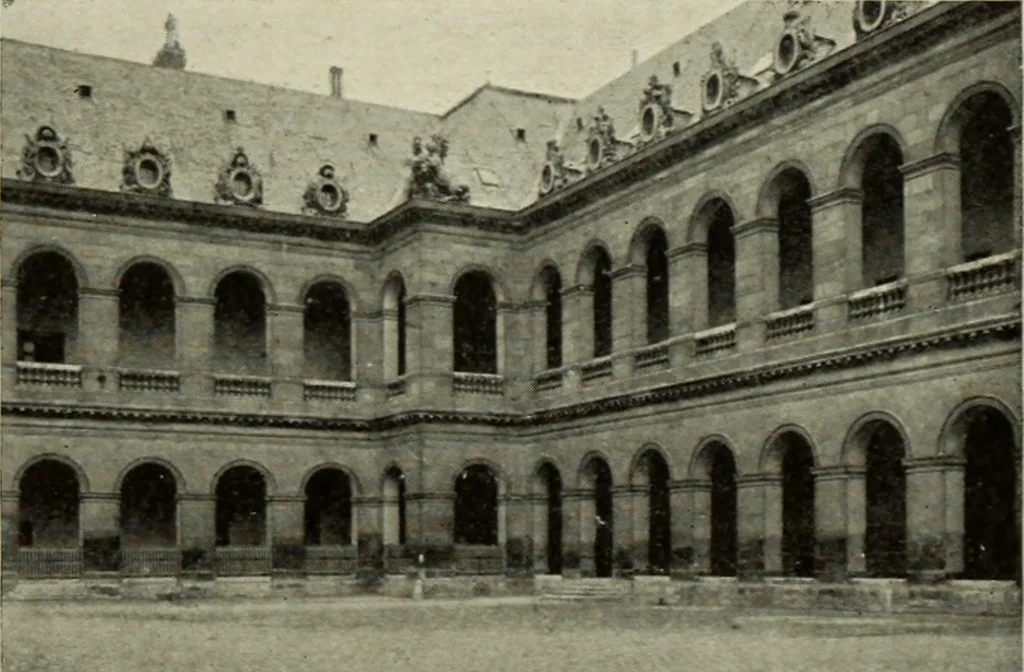An illustration from The architecture of the Renaissance in France; a history of the evolution of the arts of building, decoration and garden design under classical influence from 1495 to 1830, 1911, leaf 78