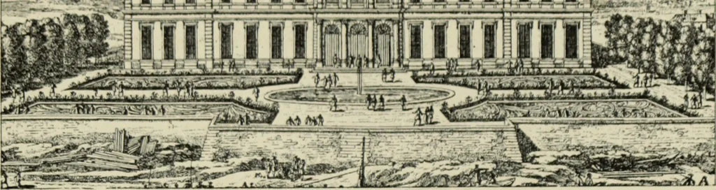 An illustration from The architecture of the Renaissance in France; a history of the evolution of the arts of building, decoration and garden design under classical influence from 1495 to 1830, 1911, leaf 80