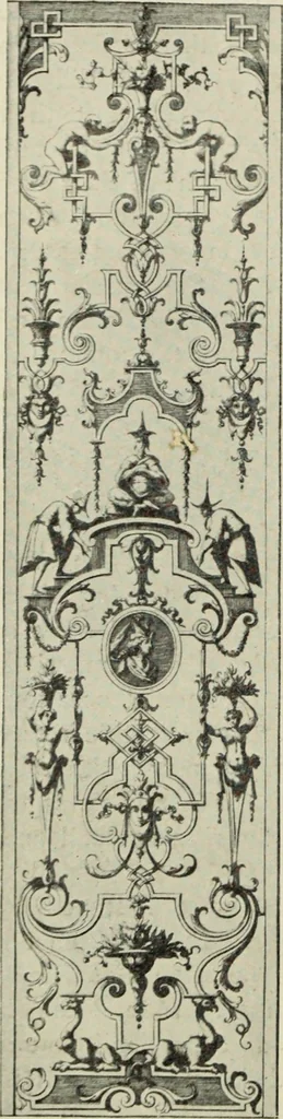 An illustration from The architecture of the Renaissance in France; a history of the evolution of the arts of building, decoration and garden design under classical influence from 1495 to 1830, 1911, leaf 83