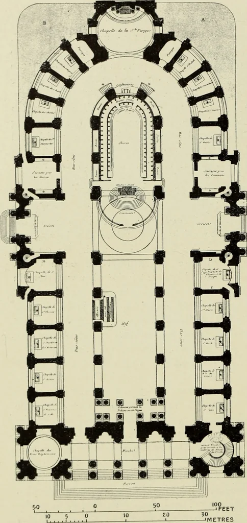 An illustration from The architecture of the Renaissance in France; a history of the evolution of the arts of building, decoration and garden design under classical influence from 1495 to 1830, 1911, leaf 89