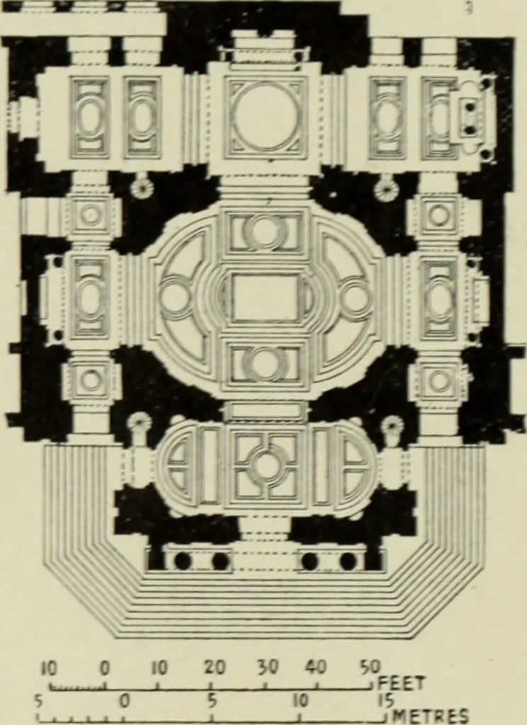 An illustration from The architecture of the Renaissance in France; a history of the evolution of the arts of building, decoration and garden design under classical influence from 1495 to 1830, 1911, leaf 98