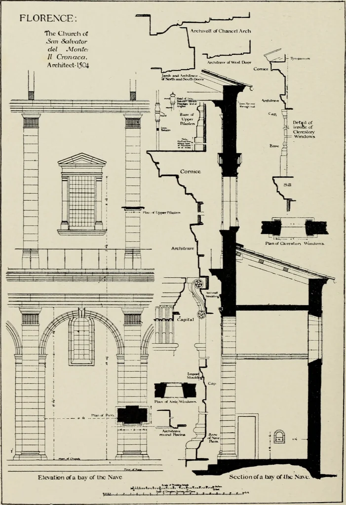 An illustration from The architecture of the renaissance in Italy : a general view for the use of students and others, 1909, leaf 103