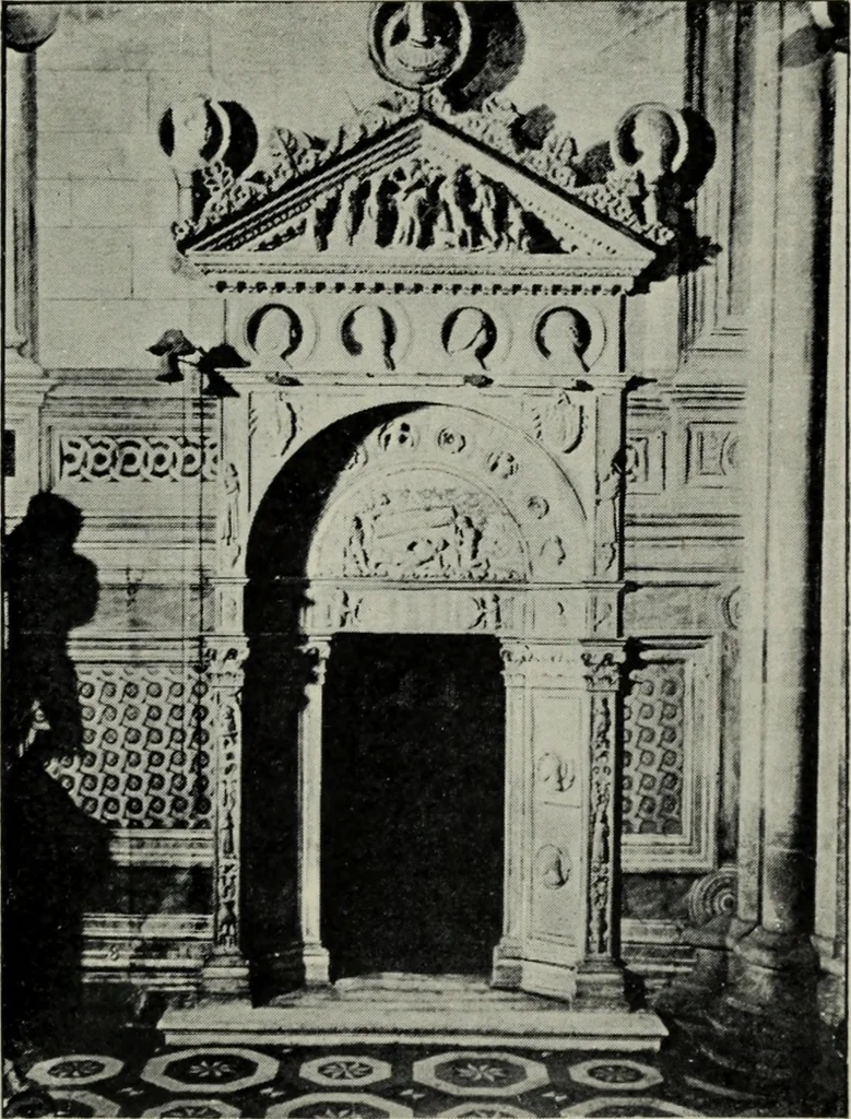 An illustration from The architecture of the renaissance in Italy : a general view for the use of students and others, 1909, leaf 130