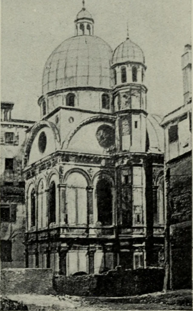An illustration from The architecture of the renaissance in Italy : a general view for the use of students and others, 1909, leaf 144
