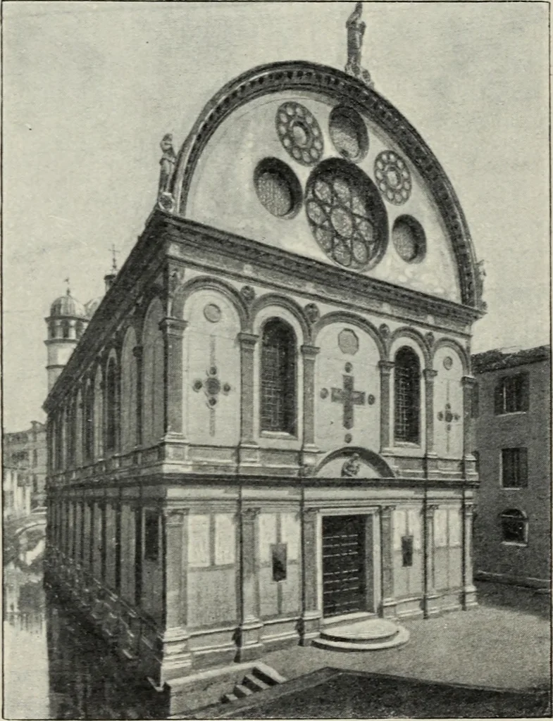 An illustration from The architecture of the renaissance in Italy : a general view for the use of students and others, 1909, leaf 145