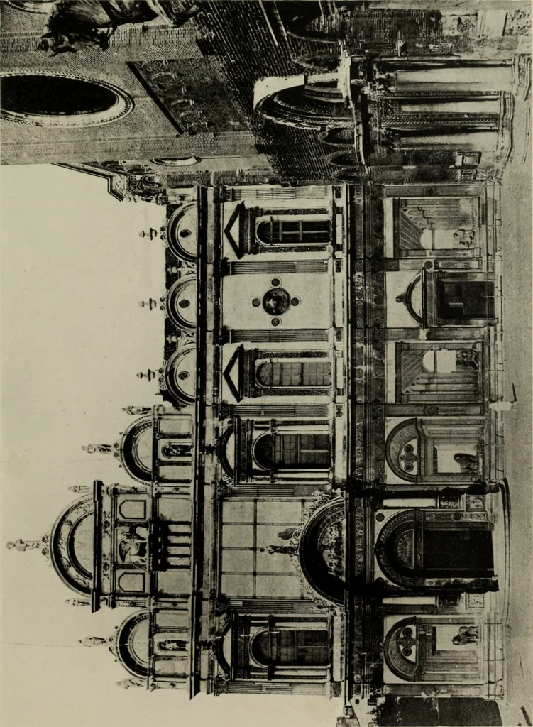 An illustration from The architecture of the renaissance in Italy : a general view for the use of students and others, 1909, leaf 146