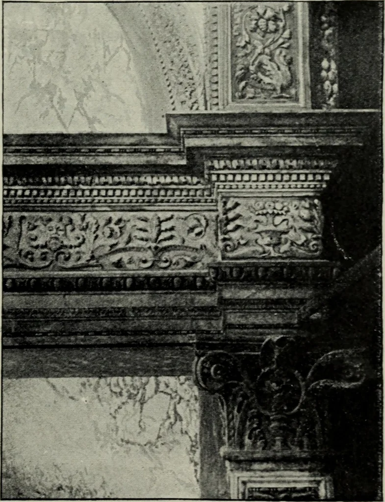 An illustration from The architecture of the renaissance in Italy : a general view for the use of students and others, 1909, leaf 148