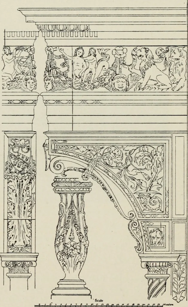 An illustration from The architecture of the renaissance in Italy : a general view for the use of students and others, 1909, leaf 153