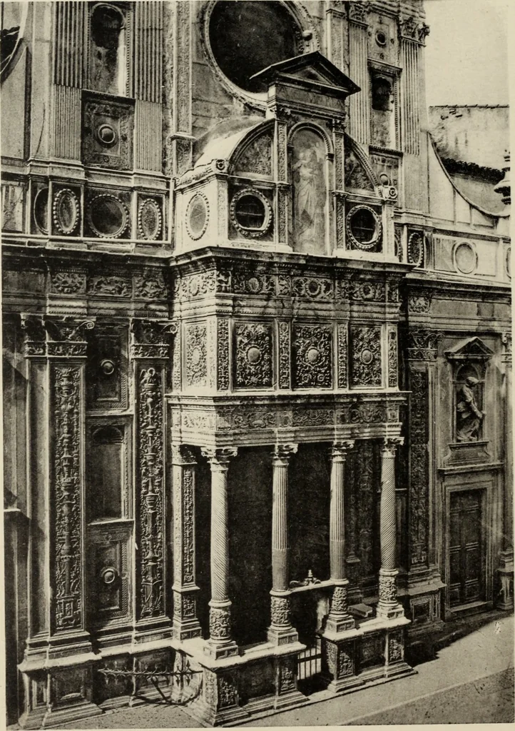 An illustration from The architecture of the renaissance in Italy : a general view for the use of students and others, 1909, leaf 165