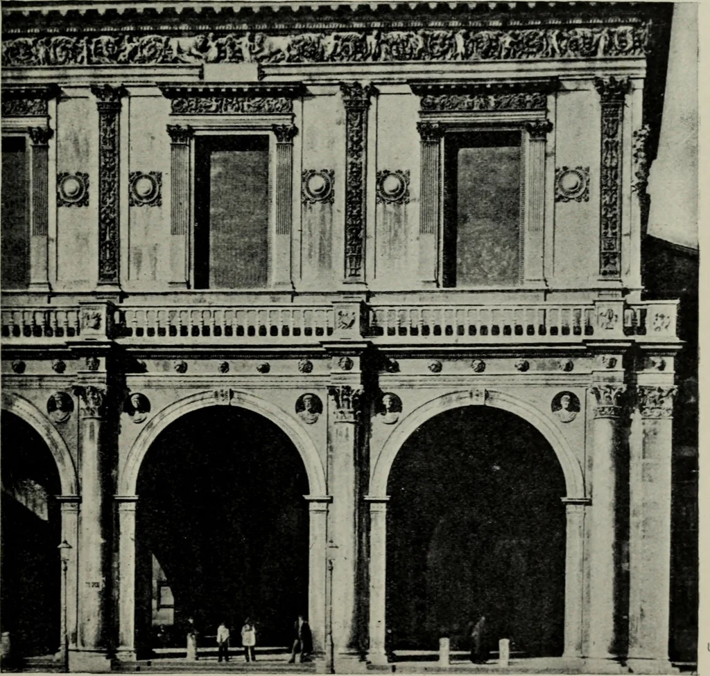 An illustration from The architecture of the renaissance in Italy : a general view for the use of students and others, 1909, leaf 166