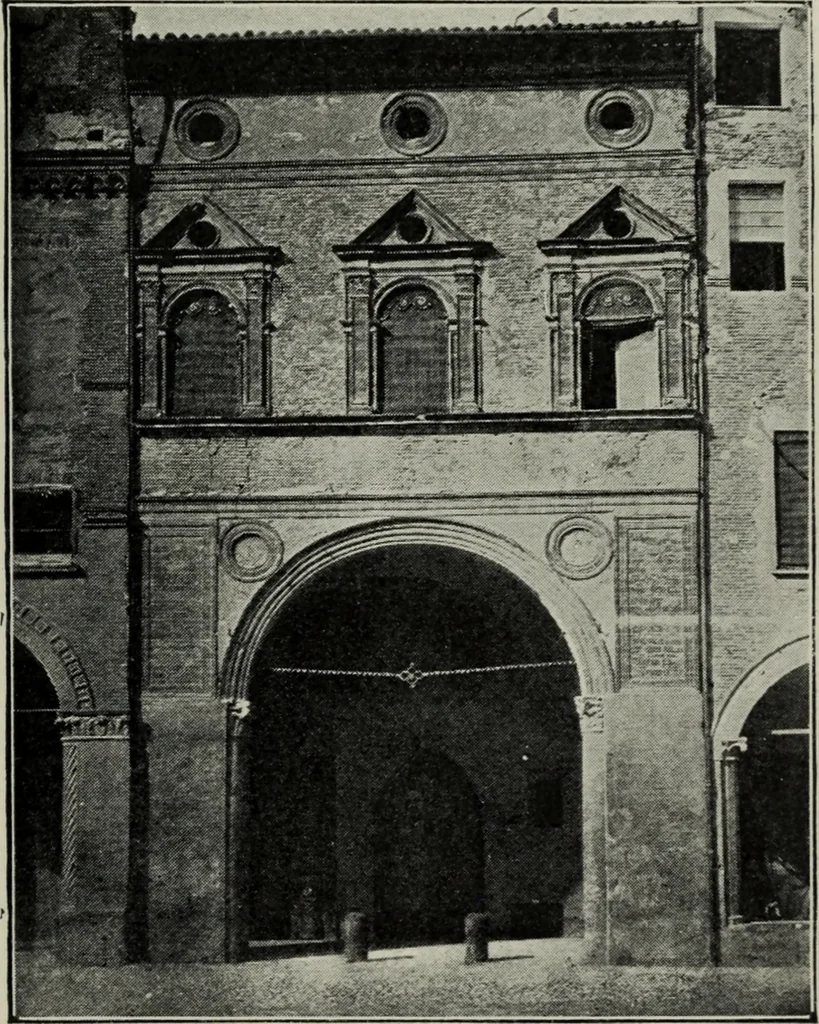 An illustration from The architecture of the renaissance in Italy : a general view for the use of students and others, 1909, leaf 170