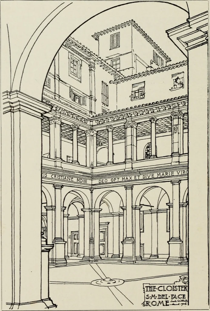 An illustration from The architecture of the renaissance in Italy : a general view for the use of students and others, 1909, leaf 177