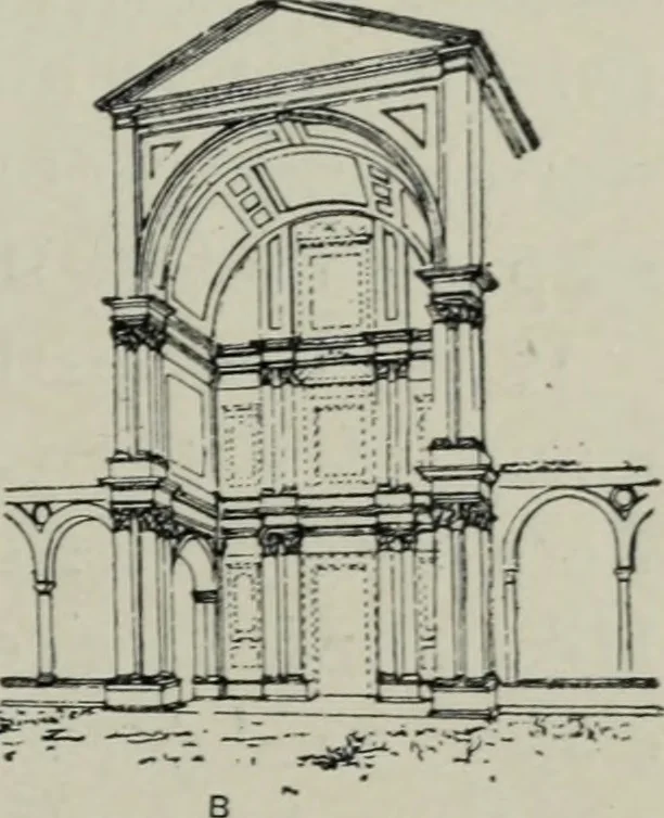 An illustration from The architecture of the renaissance in Italy : a general view for the use of students and others, 1909, leaf 180