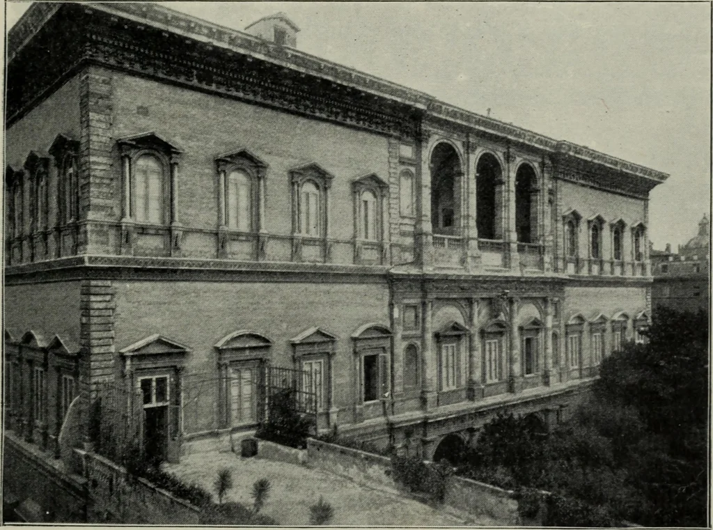 An illustration from The architecture of the renaissance in Italy : a general view for the use of students and others, 1909, leaf 188