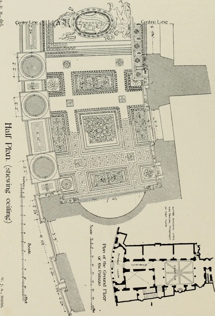 An illustration from The architecture of the renaissance in Italy : a general view for the use of students and others, 1909, leaf 195