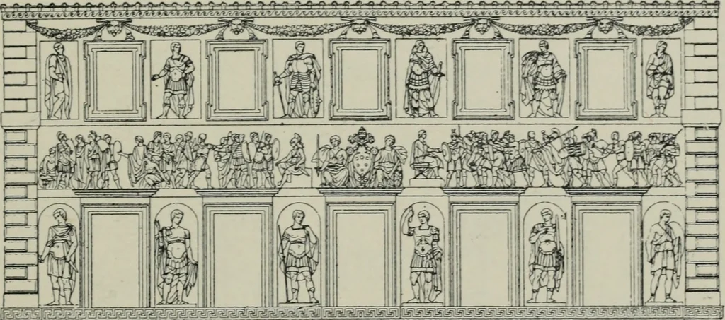 An illustration from The architecture of the renaissance in Italy : a general view for the use of students and others, 1909, leaf 198