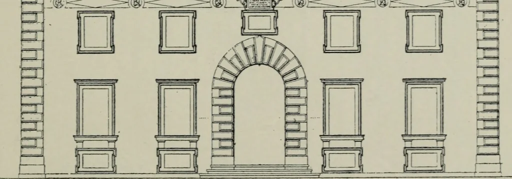 An illustration from The architecture of the renaissance in Italy : a general view for the use of students and others, 1909, leaf 198