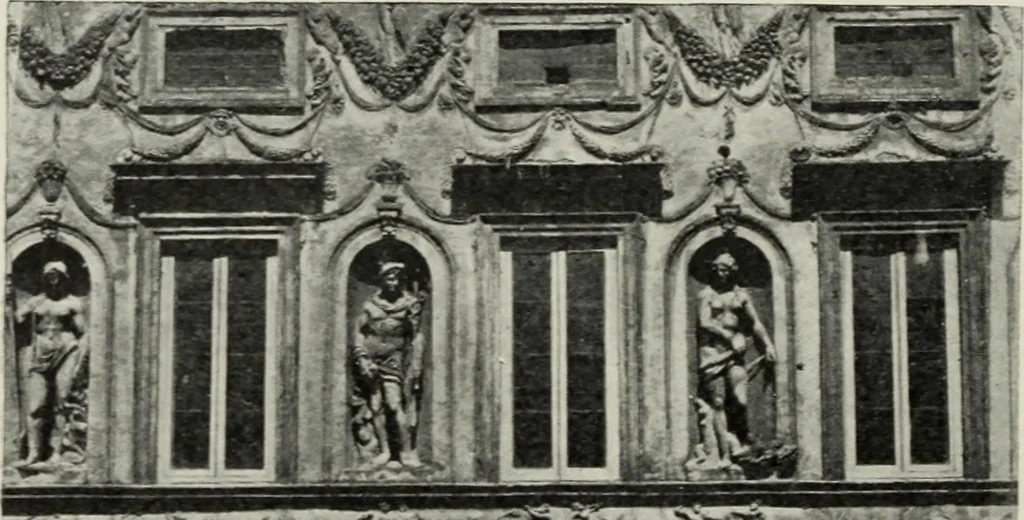 An illustration from The architecture of the renaissance in Italy : a general view for the use of students and others, 1909, leaf 229