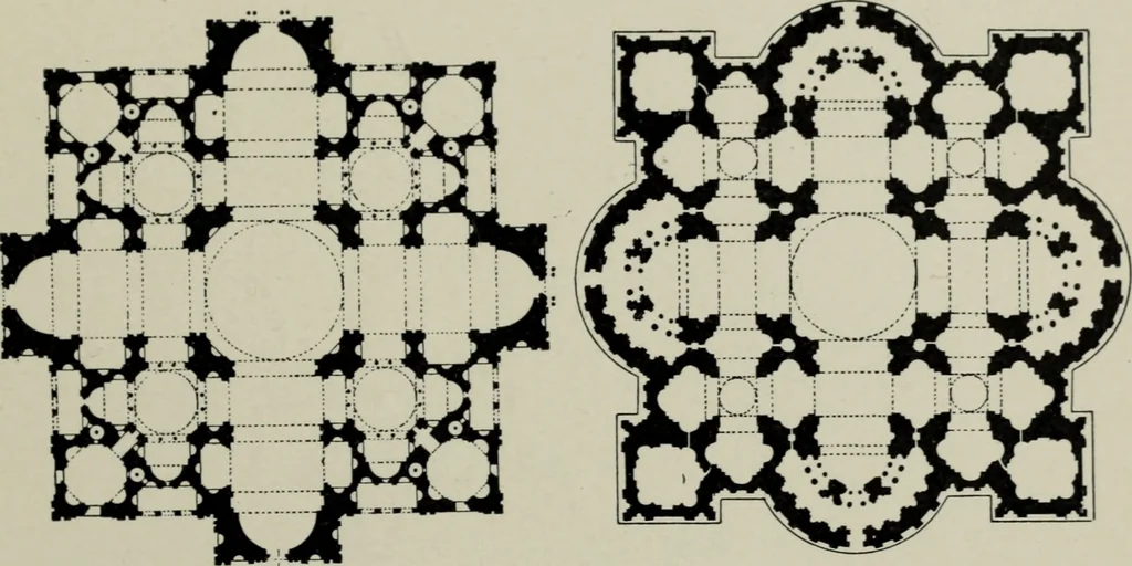 An illustration from The architecture of the renaissance in Italy : a general view for the use of students and others, 1909, leaf 232