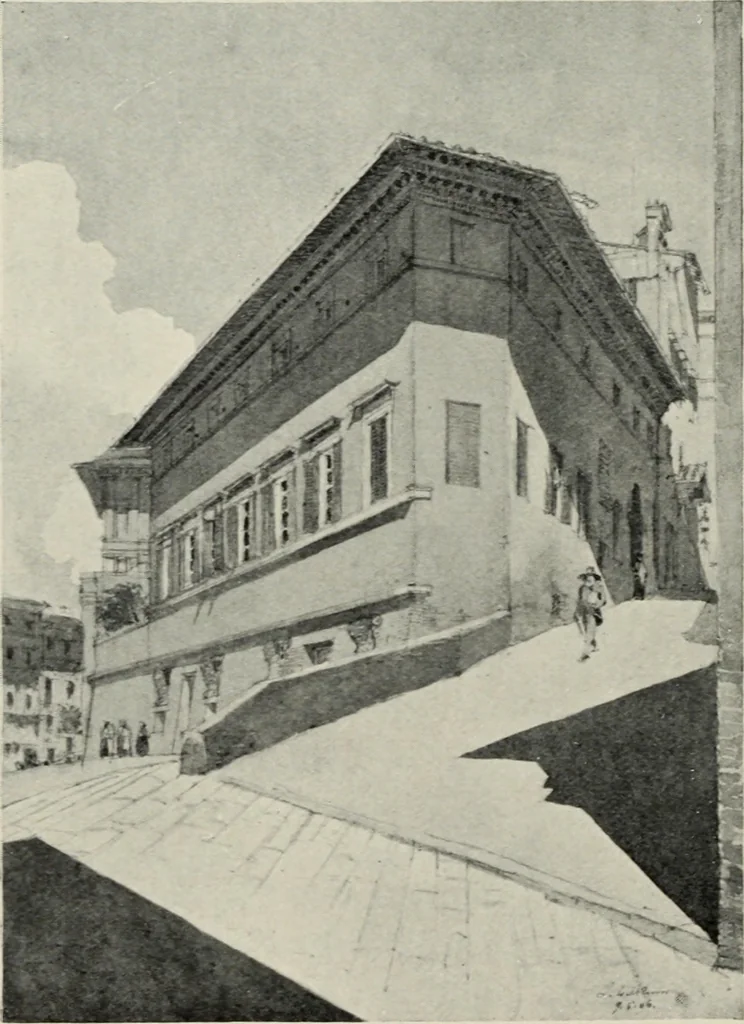 An illustration from The architecture of the renaissance in Italy : a general view for the use of students and others, 1909, leaf 239