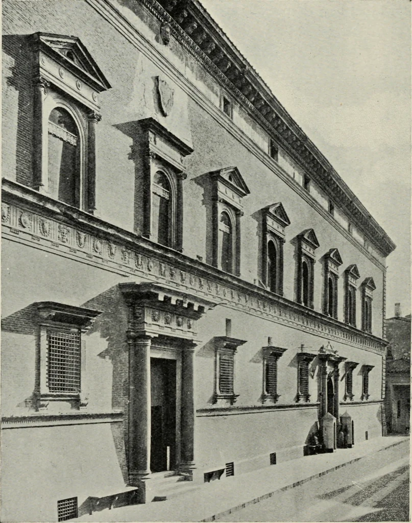 An illustration from The architecture of the renaissance in Italy : a general view for the use of students and others, 1909, leaf 241