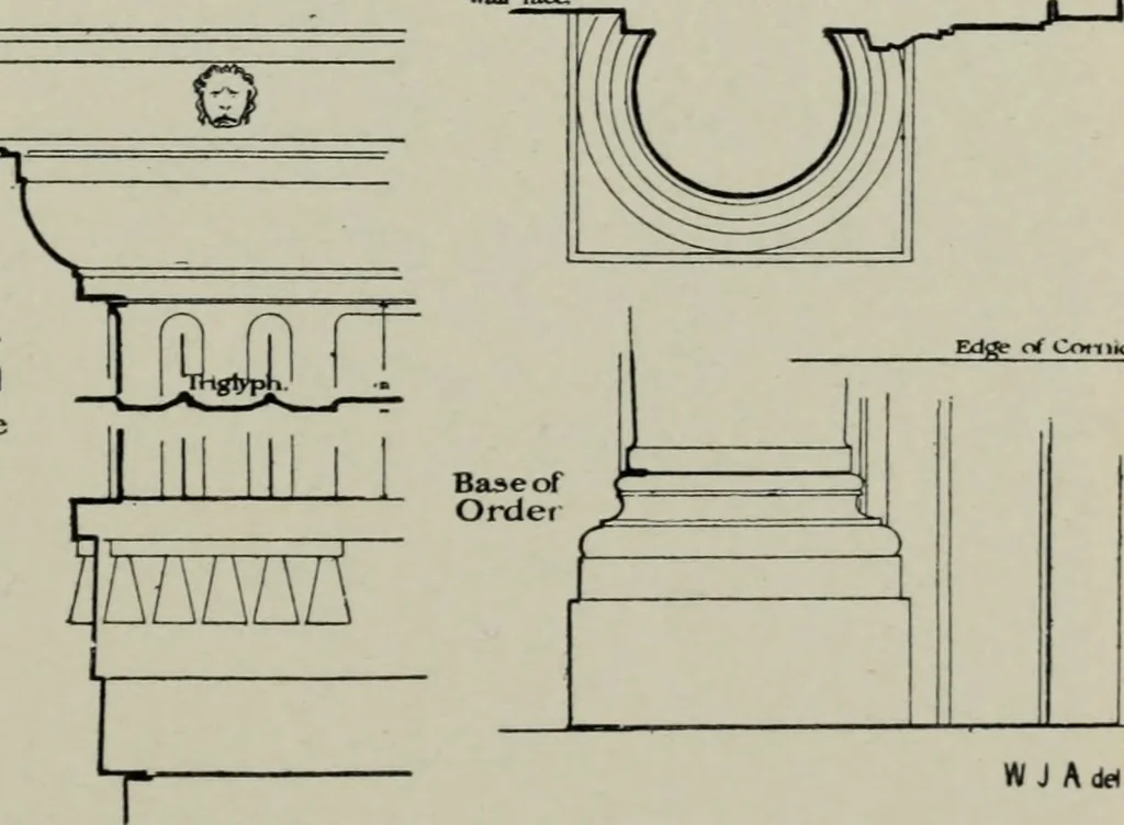 An illustration from The architecture of the renaissance in Italy : a general view for the use of students and others, 1909, leaf 246