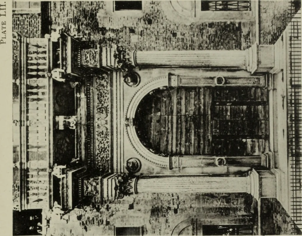 An illustration from The architecture of the renaissance in Italy : a general view for the use of students and others, 1909, leaf 248