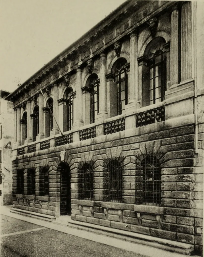 An illustration from The architecture of the renaissance in Italy : a general view for the use of students and others, 1909, leaf 252