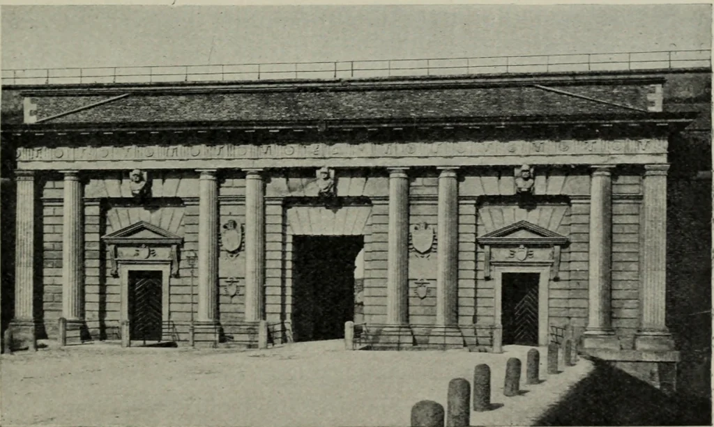 An illustration from The architecture of the renaissance in Italy : a general view for the use of students and others, 1909, leaf 254