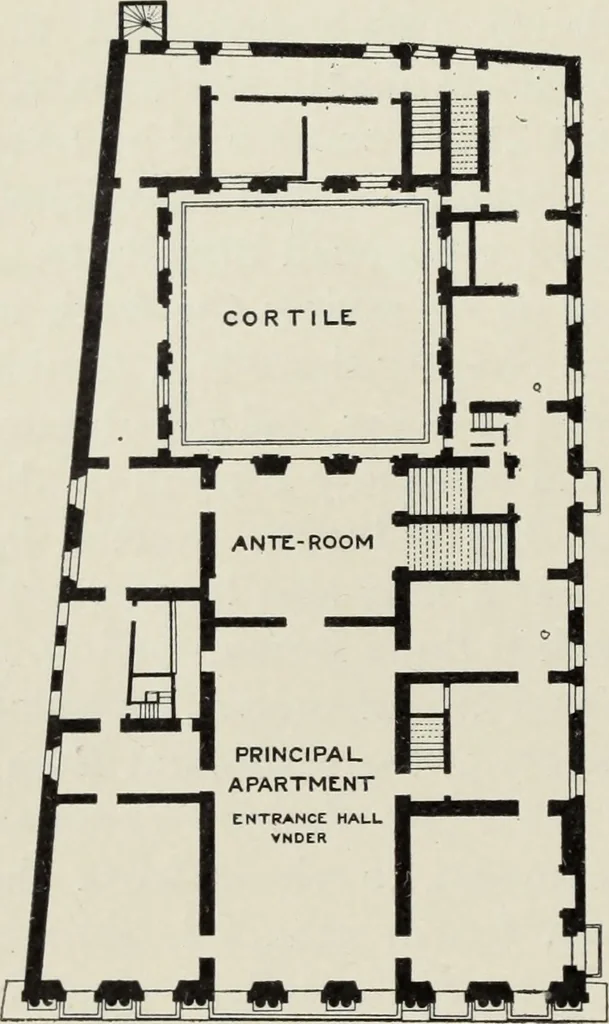 An illustration from The architecture of the renaissance in Italy : a general view for the use of students and others, 1909, leaf 261