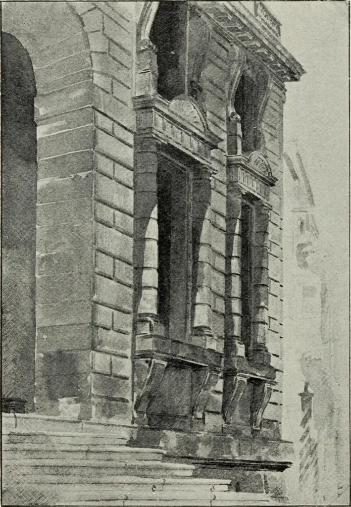 An illustration from The architecture of the renaissance in Italy : a general view for the use of students and others, 1909, leaf 265