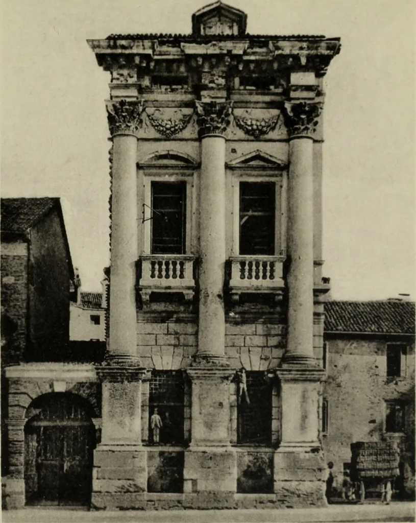 An illustration from The architecture of the renaissance in Italy : a general view for the use of students and others, 1909, leaf 290